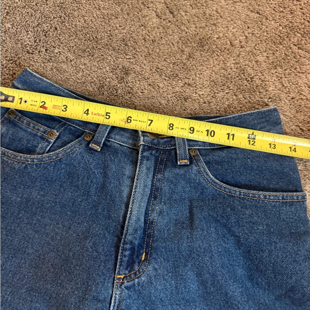 L.L. Bean Original Fit/Relaxed Blue Washed Women's Jeans Size 4 Regular - Picture 5 of 9